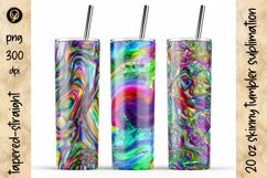 20 Oz Abstract Skinny Tumbler Bundle 16.6 Packs In One Product Image 7
