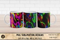 Mug Sublimation Wrap Bundle 16.Abstract Sublimation Mugs. Product Image 3