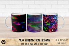 Mug Sublimation Wrap Bundle 16.Abstract Sublimation Mugs. Product Image 4