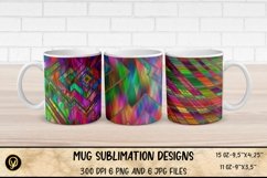 Mug Sublimation Wrap Bundle 16.Abstract Sublimation Mugs. Product Image 11