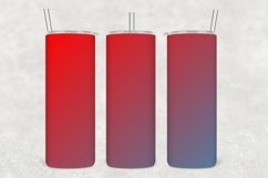 Red Gradient Tumbler Wrap Sublimation Product Image 1