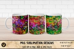 Mug Sublimation Designs , Abstract Sublimation Mug Product Image 1
