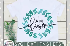 I Am Chosen SVG DXF PNG EPS Cutting Files Product Image 1