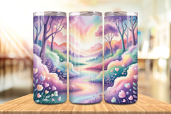 Valentine’s Day Glitter Sparkle shimmering Tumbler Wrap PNG Product Image 6