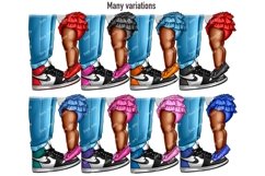 Dad Daughter shoes clipart, Fathers Day clipart, Legs clipar Product Image 8