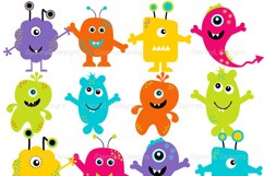 Monsters Clipart SET Product Image 1