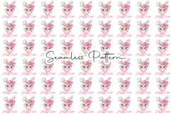 Cute Easter Bunny Carrot Seamless Pattern Product Image 5