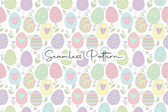 Cute Easter Bunny Eggs Seamless Pattern Product Image 6