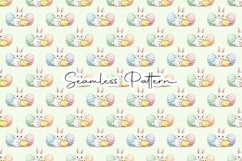Cute Easter Bunny Egg Seamless Pattern Product Image 5