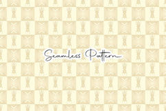 Minimal Bunny Easter Seamless Pattern Product Image 1