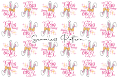 Happy Easter Bunny Ears Seamless JPG Product Image 1