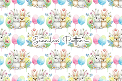 Cute Easter Bunny Seamless Pattern Product Image 8