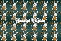 Cute Easter Bunny Carrot Seamless Pattern Product Image 8