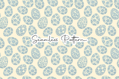 Cute Easter Bunny Carrot Seamless Pattern Product Image 6