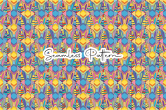 Colorful Geometric Chevron Seamless Pattern Product Image 1