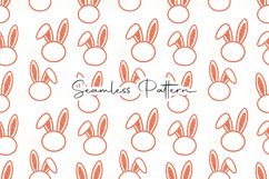 Cute Bunny Ears Easter Seamless Pattern Product Image 1