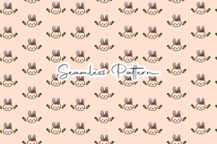 Cute Bunny Carrot Seamless Pattern Product Image 1