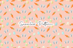 Cute Easter Bunny Chick Seamless Pattern Product Image 7