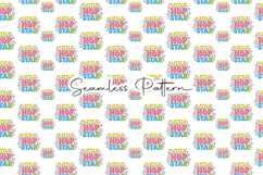 Little Hop Star Seamless Pattern Product Image 1