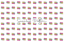 Hoppy Bunny Buddy Seamless Pattern Product Image 1