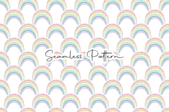 Pastel Rainbow Seamless Pattern Product Image 1