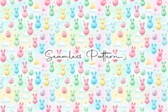 Cute Bunny Easter Seamless Pattern Product Image 1