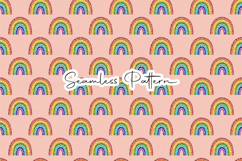 Rainbow Glitter Seamless Pattern Product Image 1