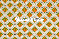 Bunny Carrot Easter Seamless Pattern Product Image 1