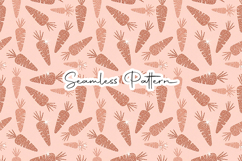 Easter Eggs Carrot Seamless Pattern Product Image 8