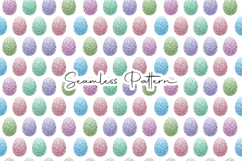 Pastel Glitter Easter Egg Seamless Pattern Product Image 1