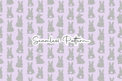 Cute Easter Bunny Seamless Pattern Product Image 1