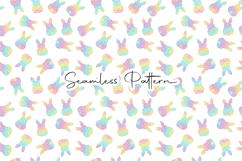 Glitter Bunny Easter Seamless Pattern Product Image 5