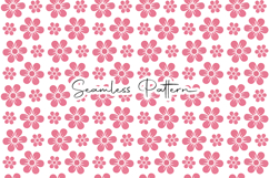 Pink Floral Seamless Pattern Spring Product Image 1