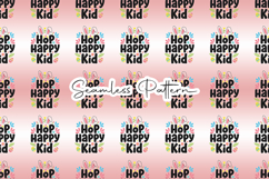 Hop Happy Kid Easter Seamless Pattern Product Image 1