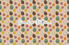 Colorful Easter Eggs Seamless Pattern Product Image 1