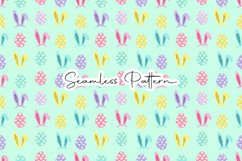 Colorful Easter Egg Bunny Seamless Pattern Product Image 1