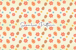 Easter Eggs Bunny Seamless Pattern Product Image 5