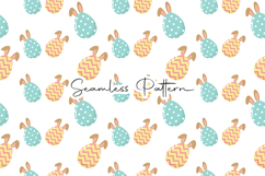 Easter Eggs Bunny Seamless Pattern Product Image 6