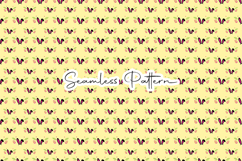 Minimal Bunny Ears Easter Seamless Pattern Product Image 1