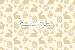 Cute Easter Bunny Seamless Pattern Pack Product Image 6