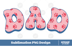 American Dad 4th of July USA Cat Dog Paw DTF Sublimation Product Image 1
