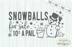 Snowballs For Sale - Winter - Christmas SVG DXF Product Image 2