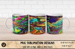 Mug Sublimation Designs , Abstract Sublimation Mug Product Image 1