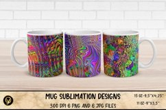 Mug Sublimation Designs , Abstract Sublimation Mug Product Image 1