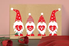 Gnomies Love Svg, Valentine's Gnomies Svg Product Image 4
