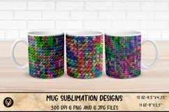 Mug Sublimation Designs ,Abstract Colorful Mugs Sublimation Product Image 1