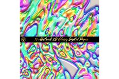 Abstract 3D Glossy Digital Papers 1 Product Image 6