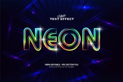 Editable text effect, neon text Product Image 1