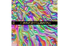 Abstract 3D Glossy Digital Papers 1 Product Image 4
