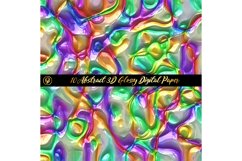 Abstract 3D Glossy Digital Papers 1 Product Image 2